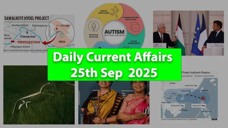 Daily Current Affairs – 25 September 2025