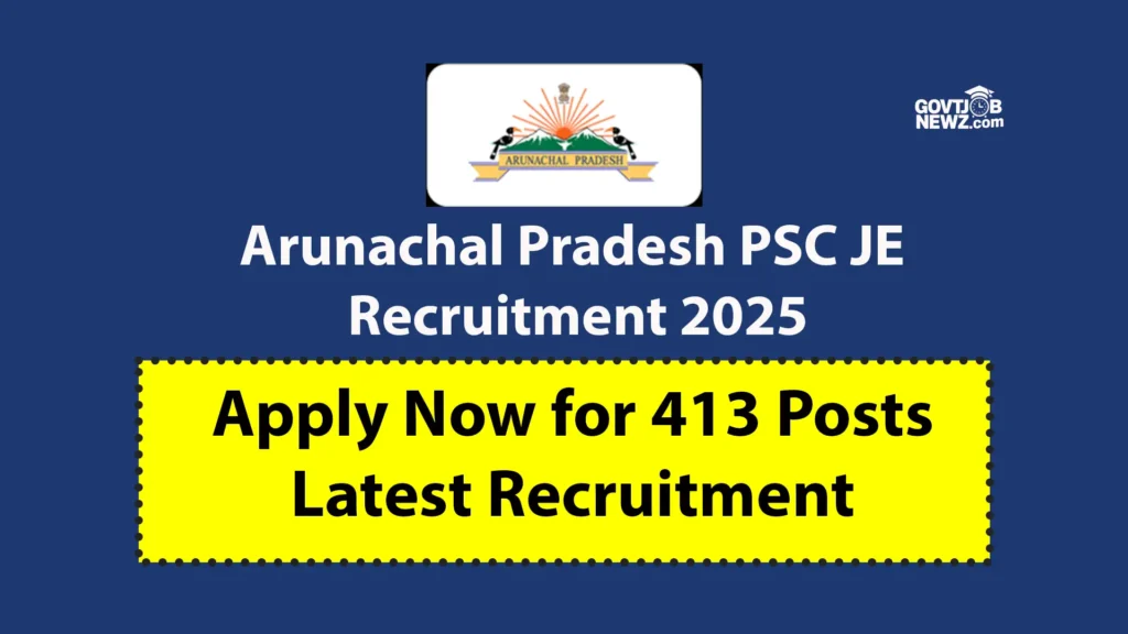 APPSC JE Recruitment 2025