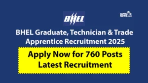 BHEL Apprentices Recruitment 2025