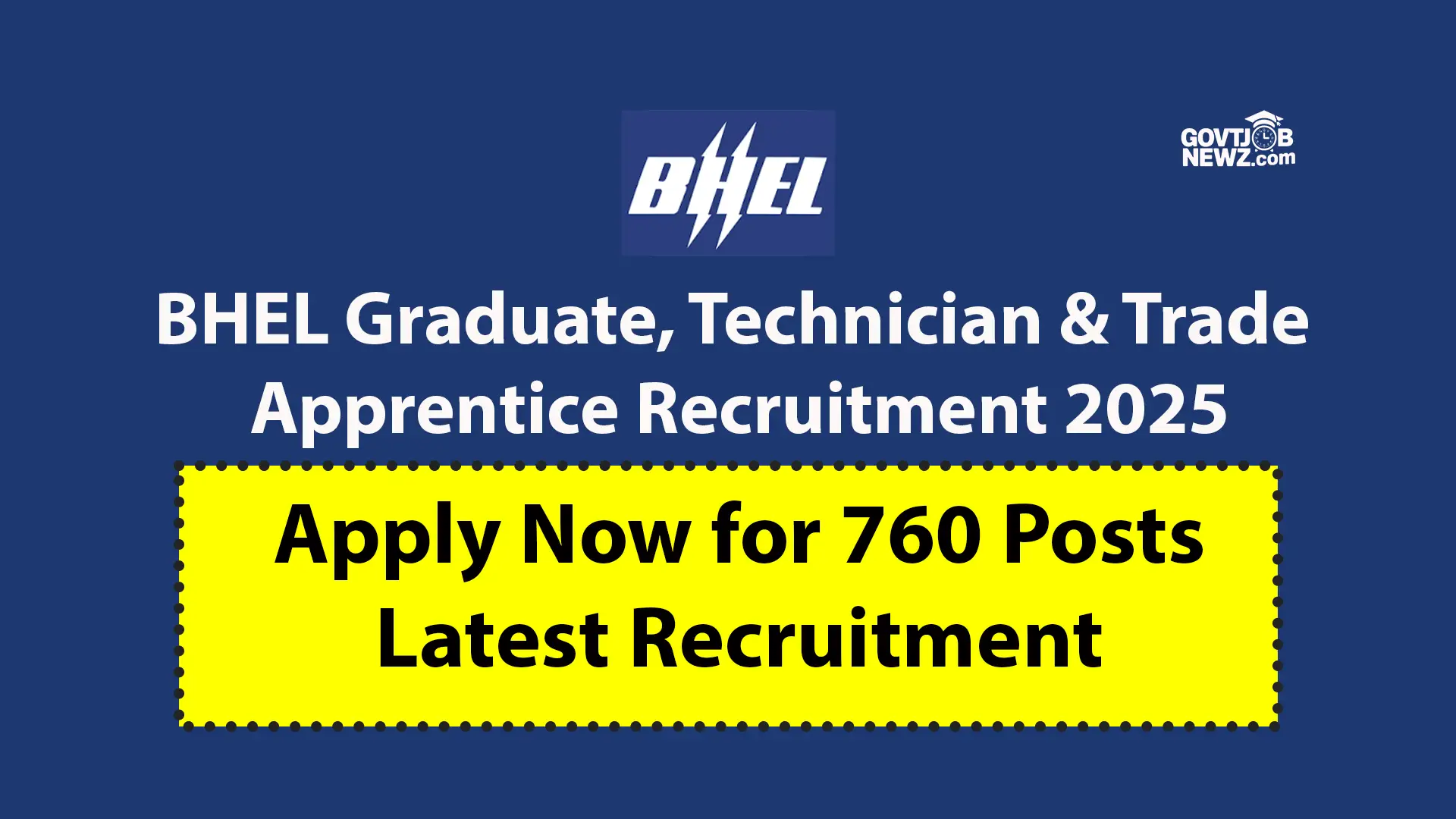 BHEL Apprentices Recruitment 2025