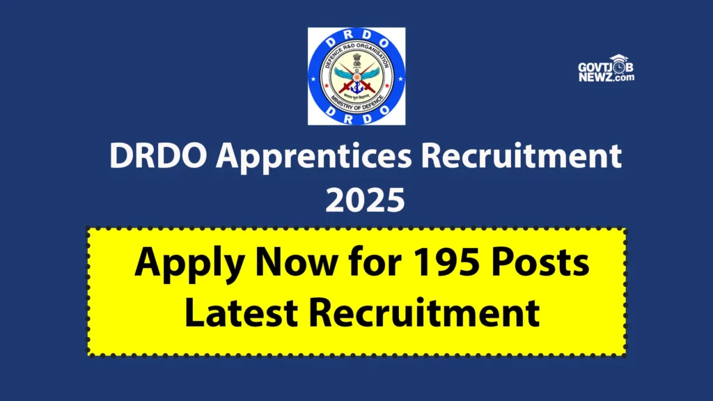 DRDO Apprentices Recruitment 2025 