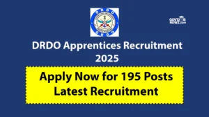 DRDO Apprentice Recruitment 2025 Apply Online 195 Posts