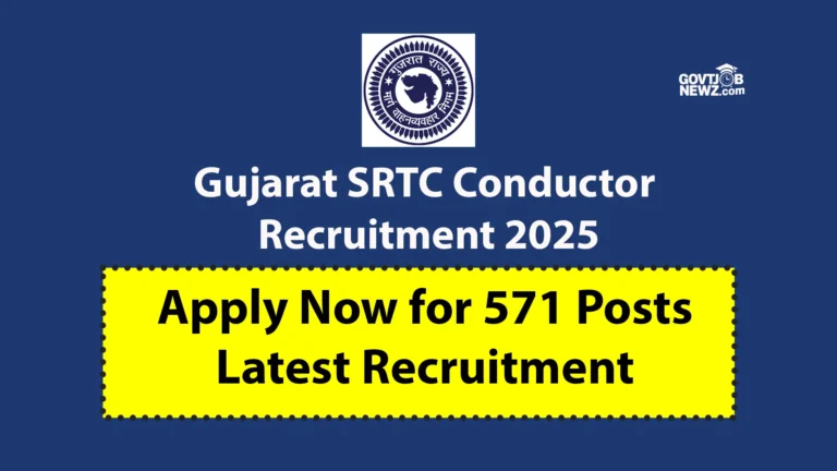 Gujarat SRTC Conductor Recruitment 2025
