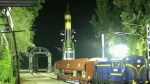 Agni-Prime Missile Rail Launch
