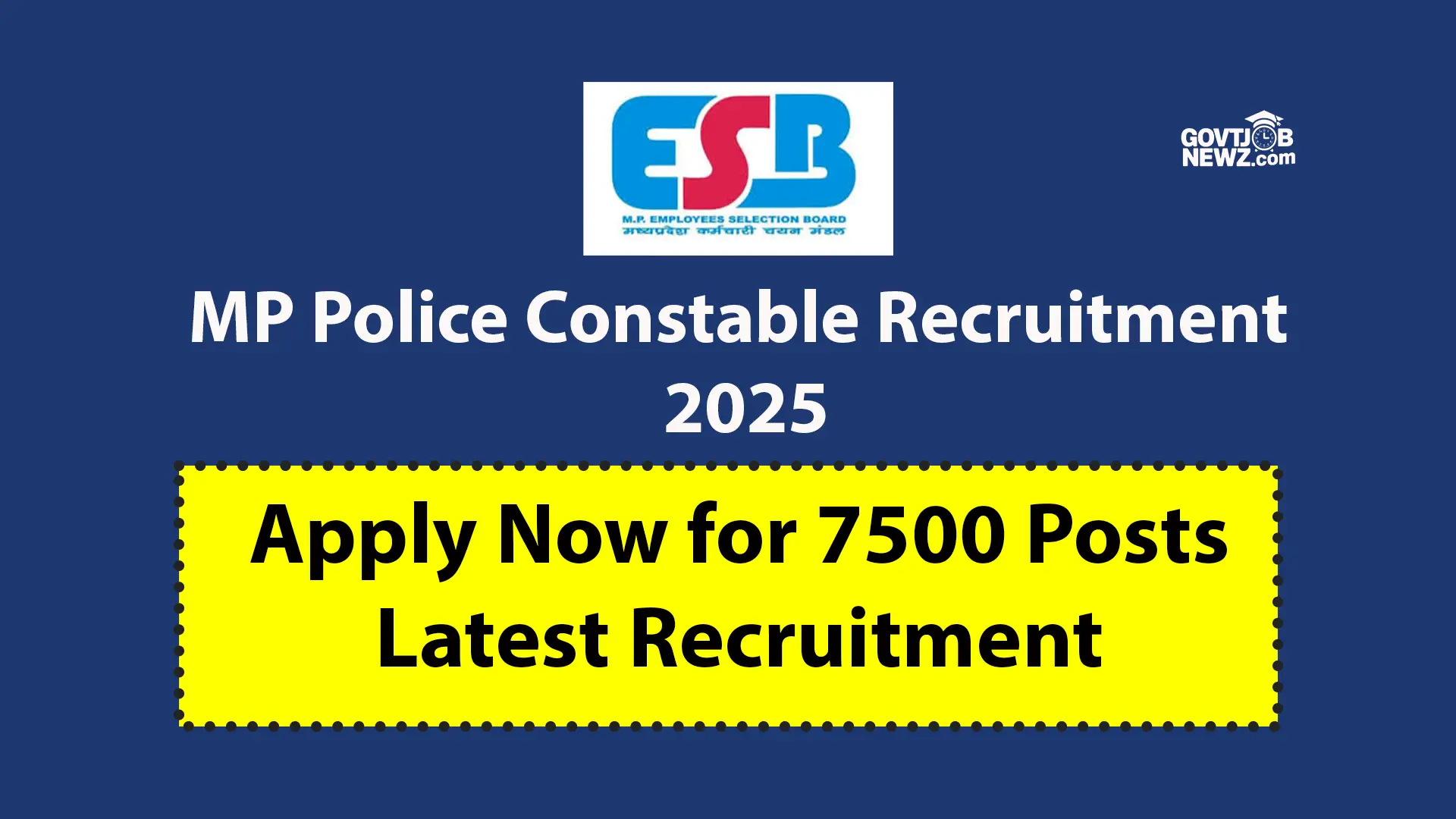 MP Police Constable Recruitment 2025