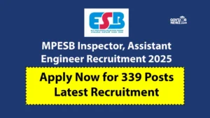 MPESB Inspector Recruitment 2025