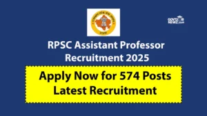 RPSC Assistant Professor Recruitment 2025