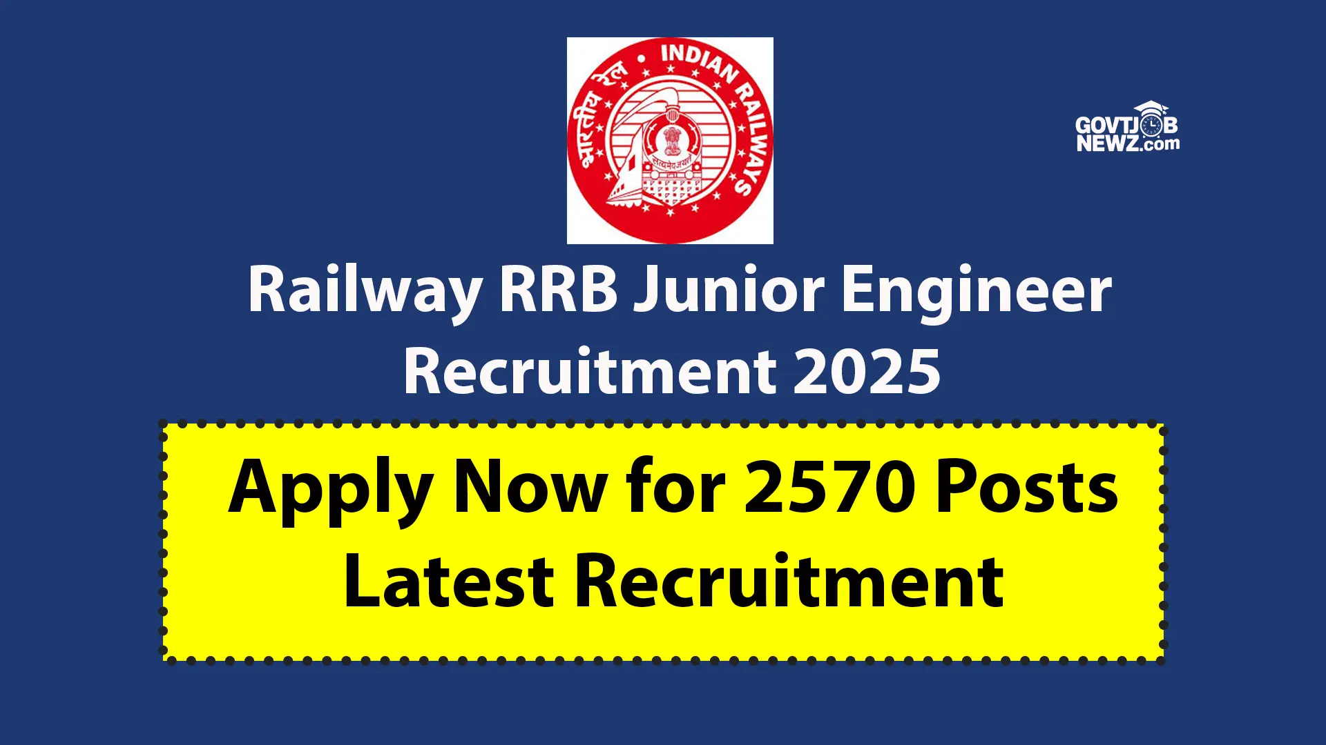Railway RRB JE Recruitment 2025