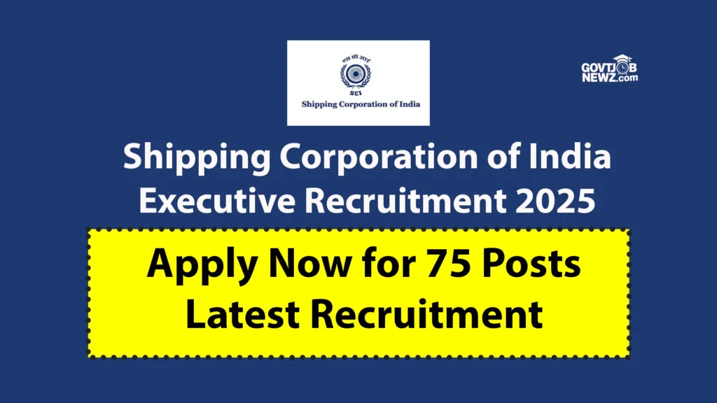 SCI Executive Recruitment 2025