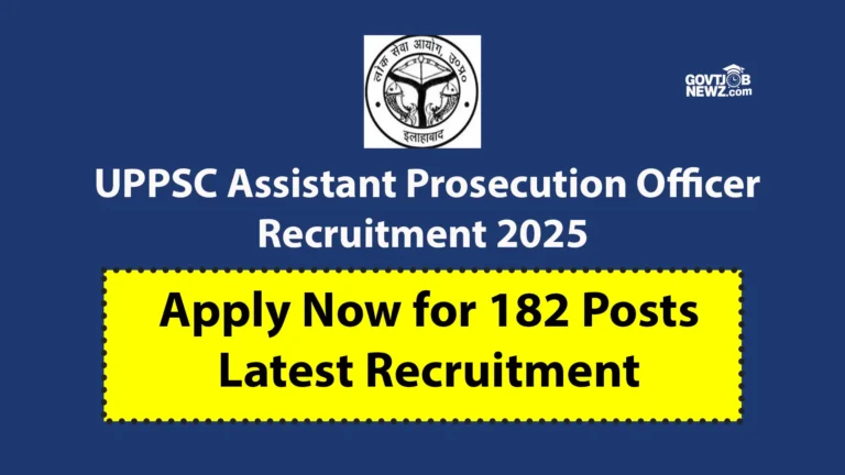 UPPSC APO Recruitment 2025