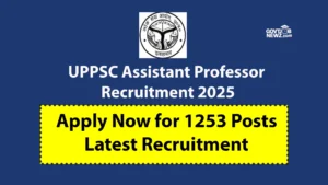 UPPSC Assistant Professor Recruitment 2025