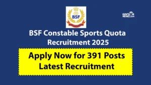 BSF Constable Sports Quota Recruitment 2025