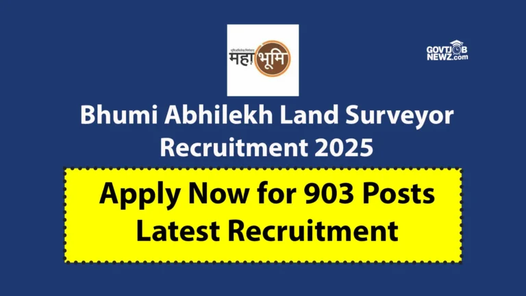 Bhumi Abhilekh Land Surveyor Recruitment 2025