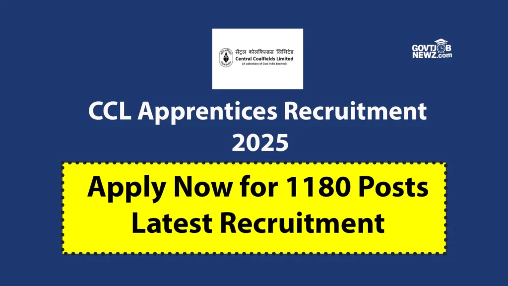 CCL Apprentices Recruitment 2025 