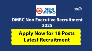 DMRC Non Executive Recruitment 2025