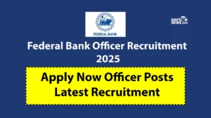 Federal Bank Officer Recruitment 2025 Apply Online
