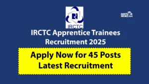 IRCTC Apprentice Trainees Recruitment 2025
