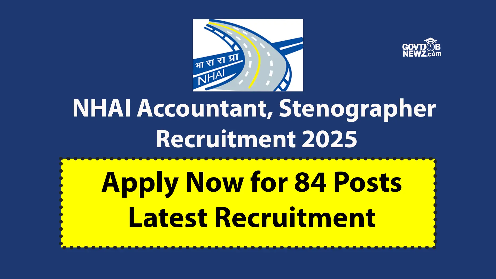 NHAI Accountant Recruitment 2025