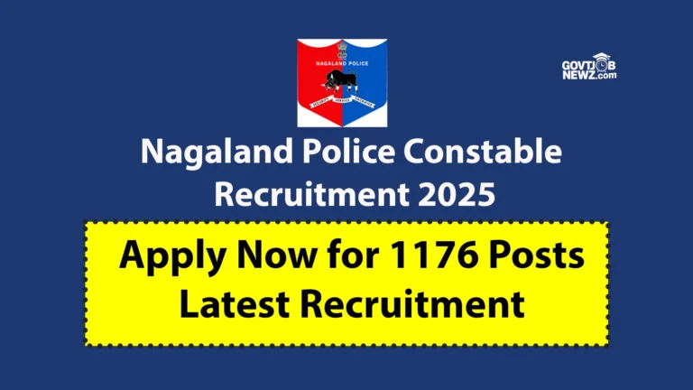Nagaland Police Constable Recruitment 2025