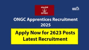 ONGC Apprentices Recruitment 2025