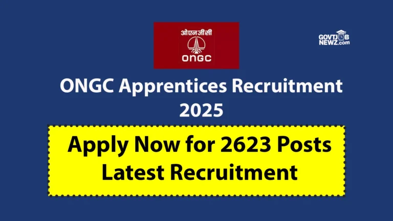 ONGC Apprentices Recruitment 2025