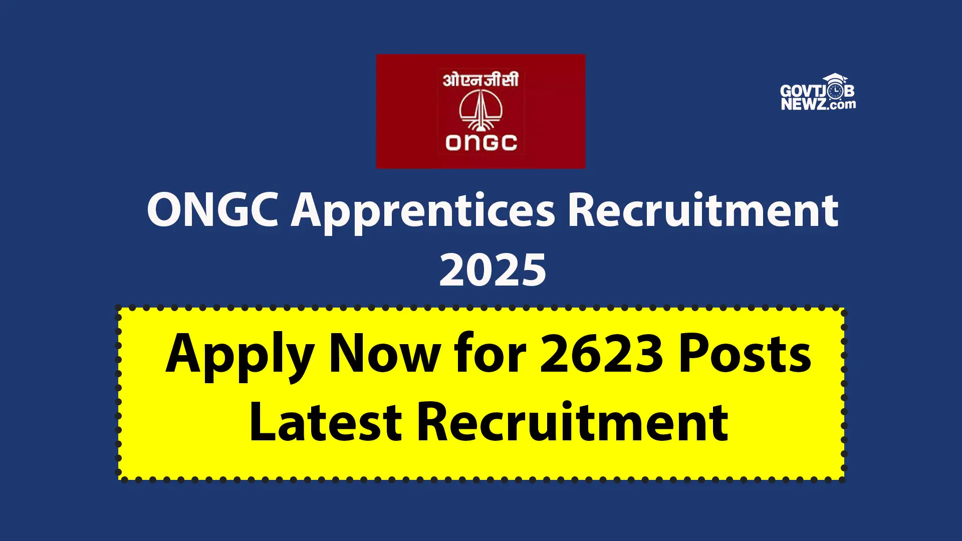 ONGC Apprentices Recruitment 2025