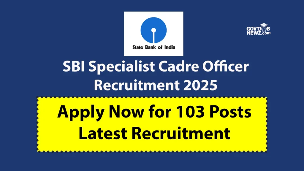 SBI SCO Recruitment 2025