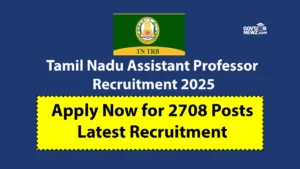 TN TRB Assistant Professor Recruitment 2025 Apply Online 2708 Posts