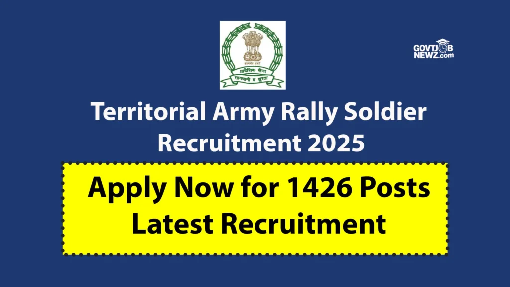 Territorial Army GD Recruitment 2025