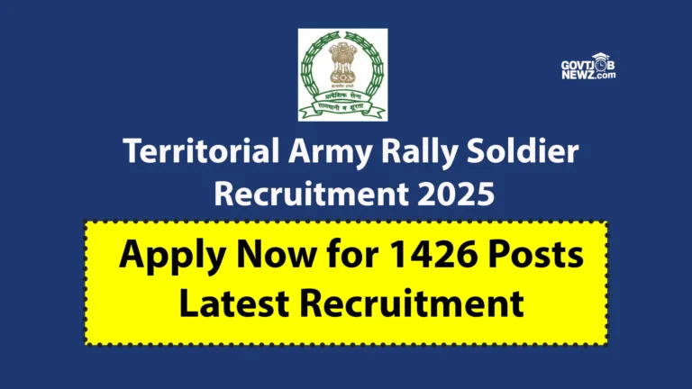 Territorial Army GD Recruitment 2025