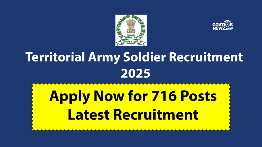 Territorial Army Soldier Recruitment 2025