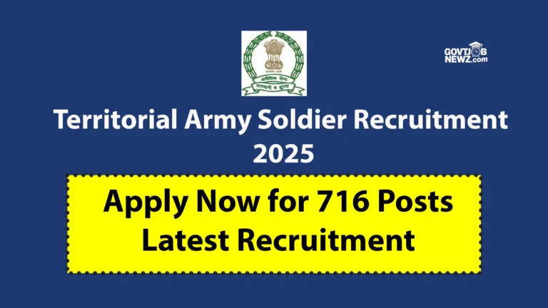 Territorial Army Soldier Recruitment 2025