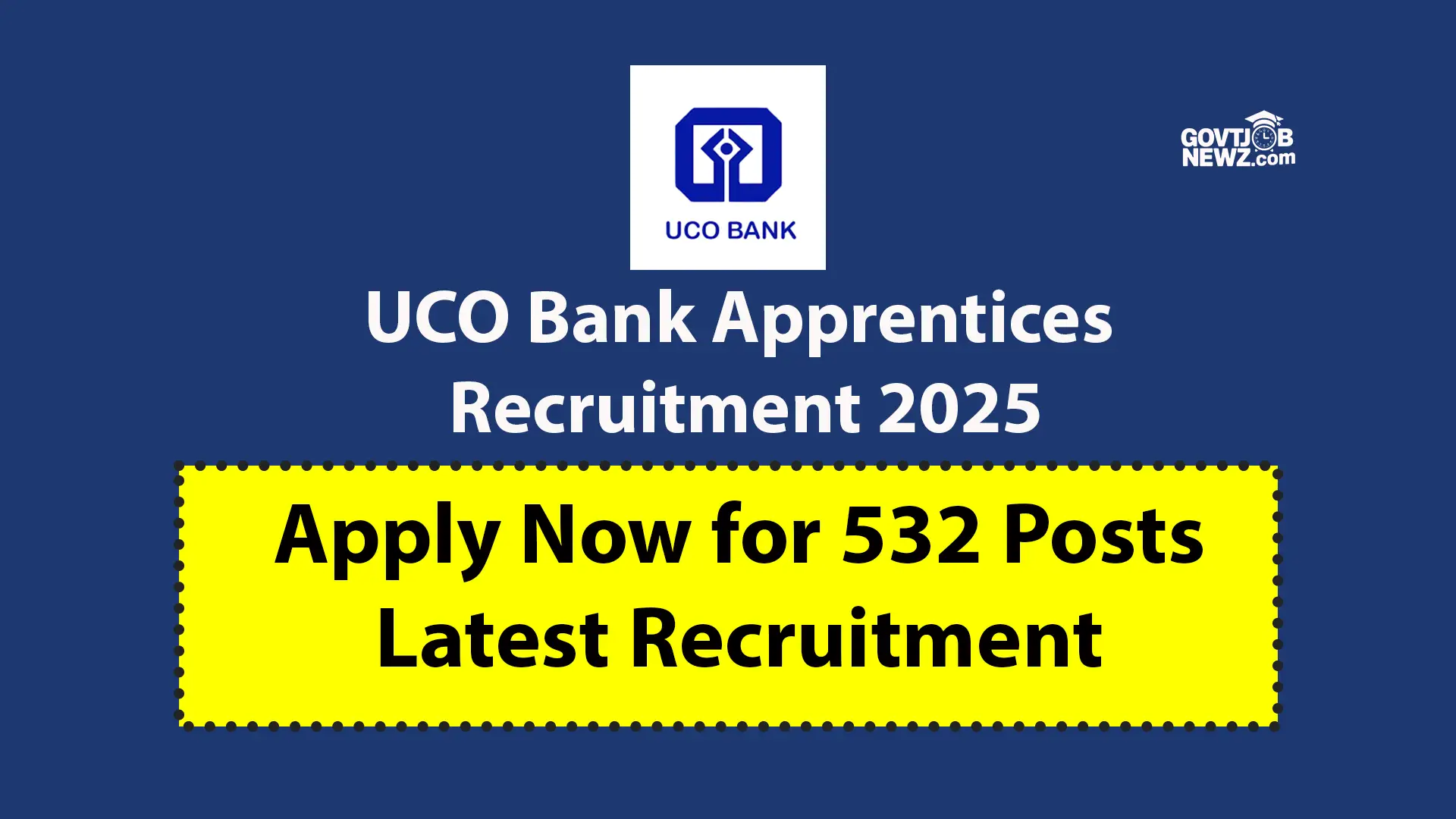 UCO Bank Apprentices Recruitment 2025