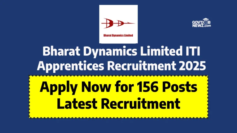 BDL Apprentices Recruitment 2025