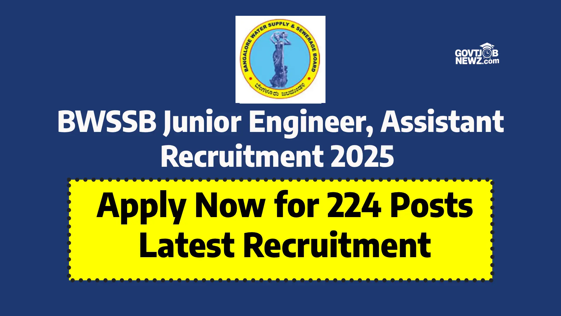 BWSSB Junior Engineer Recruitment 2025