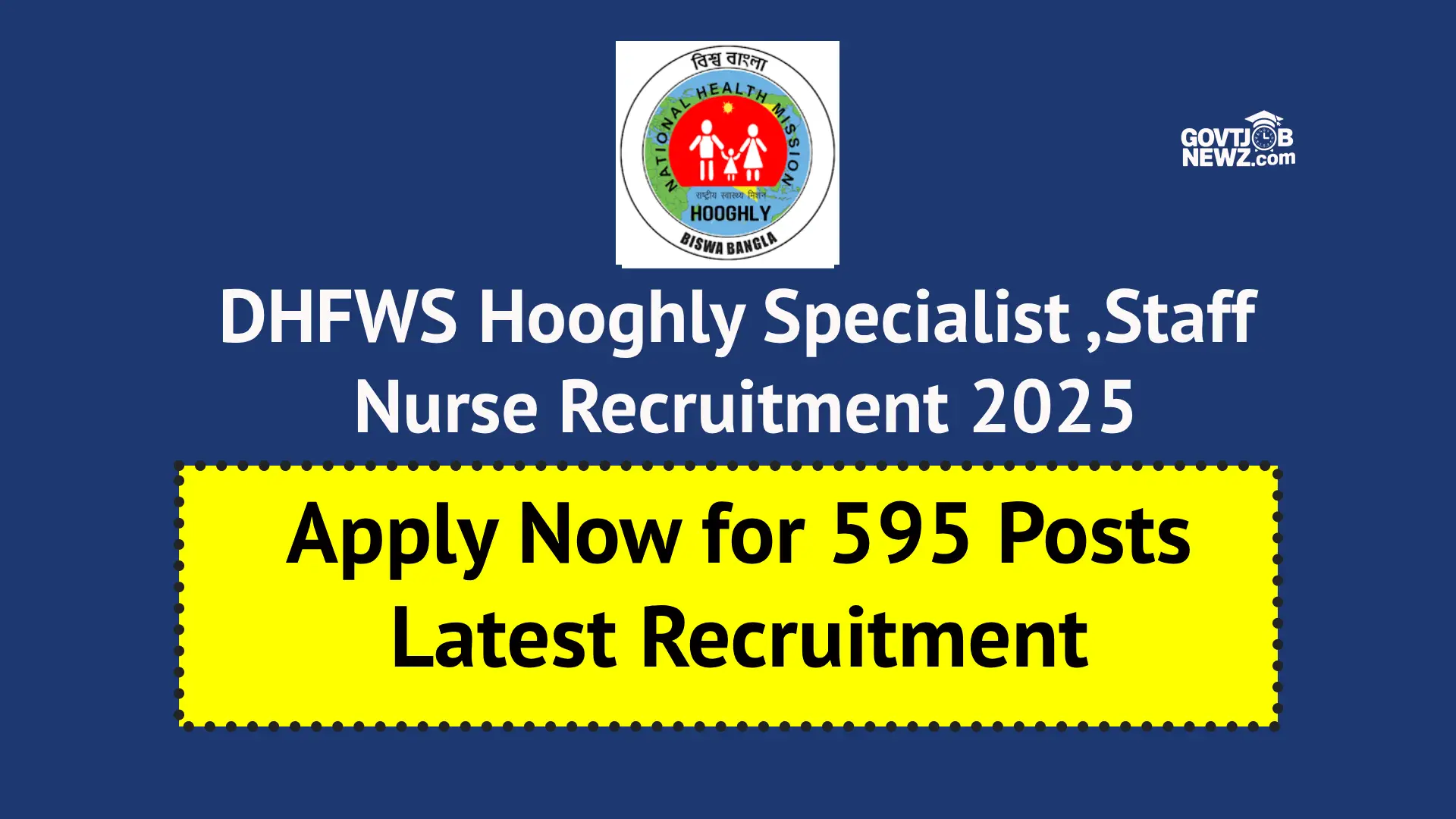 DHFWS Hooghly Specialist Recruitment 2025