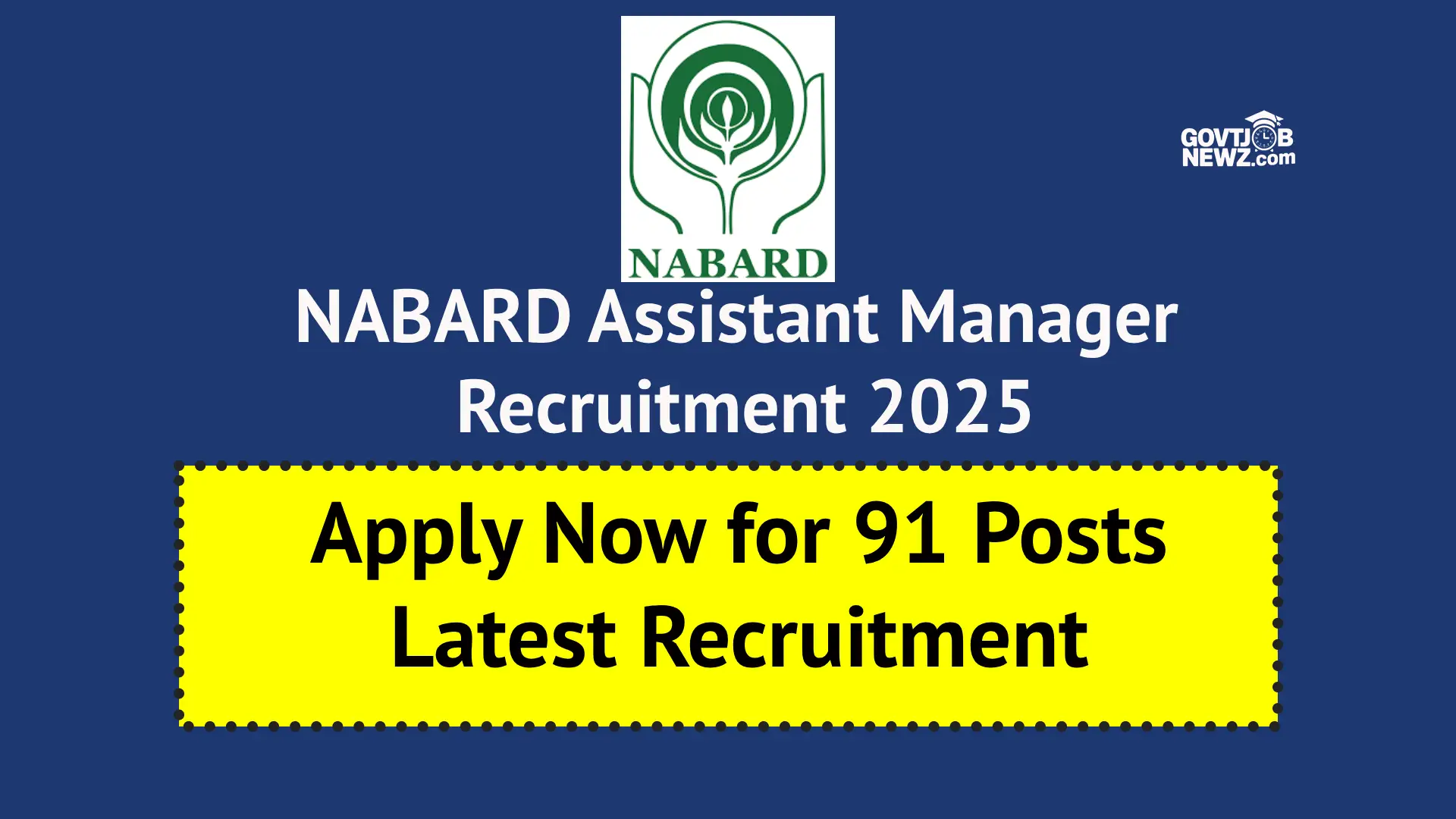 NABARD Assistant Manager Recruitment 2025