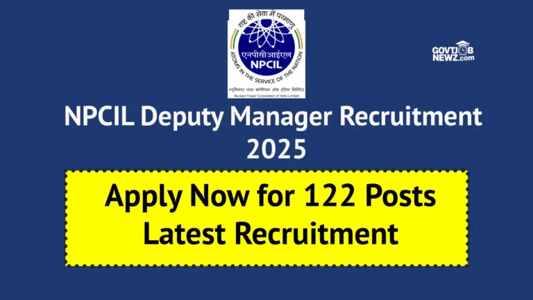 NPCIL Deputy Manager Recruitment 2025