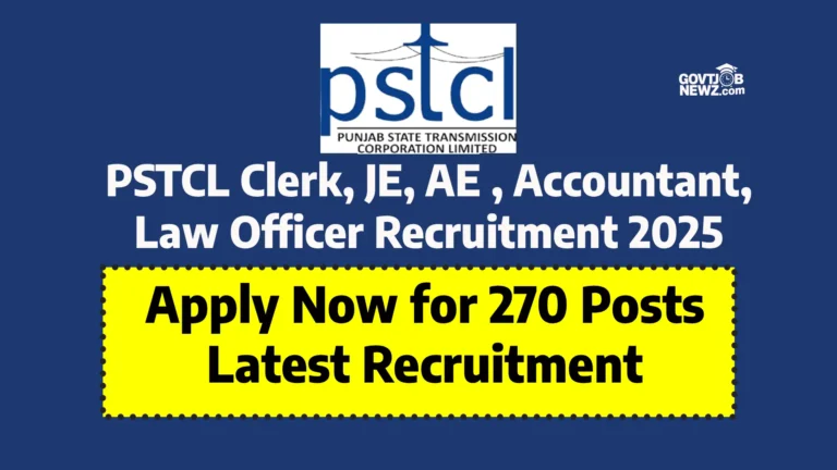 PSTCL Clerk Recruitment 2025