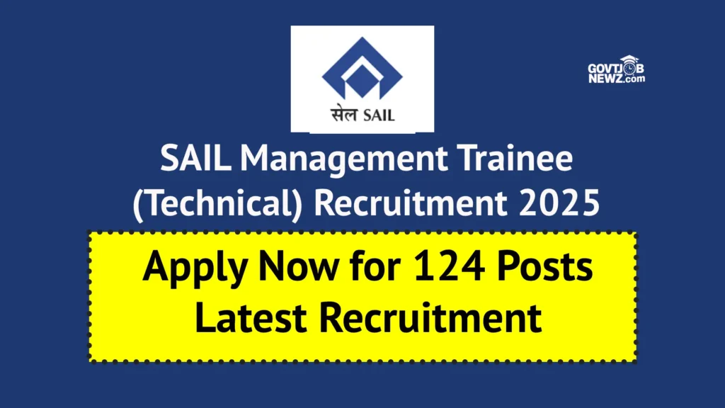 SAIL Management Trainees Recruitment 2025