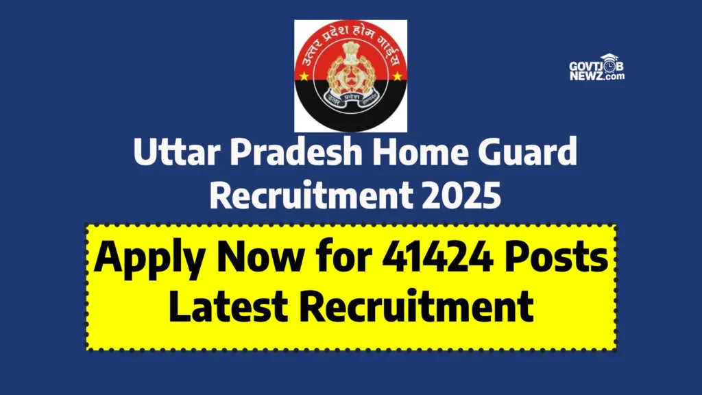 UP Homeguard Recruitment 2025