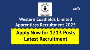 WCL Apprentices Recruitment 2025 Apply Online 1213 Posts