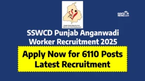 SSWCD Punjab Anganwadi Recruitment 2025