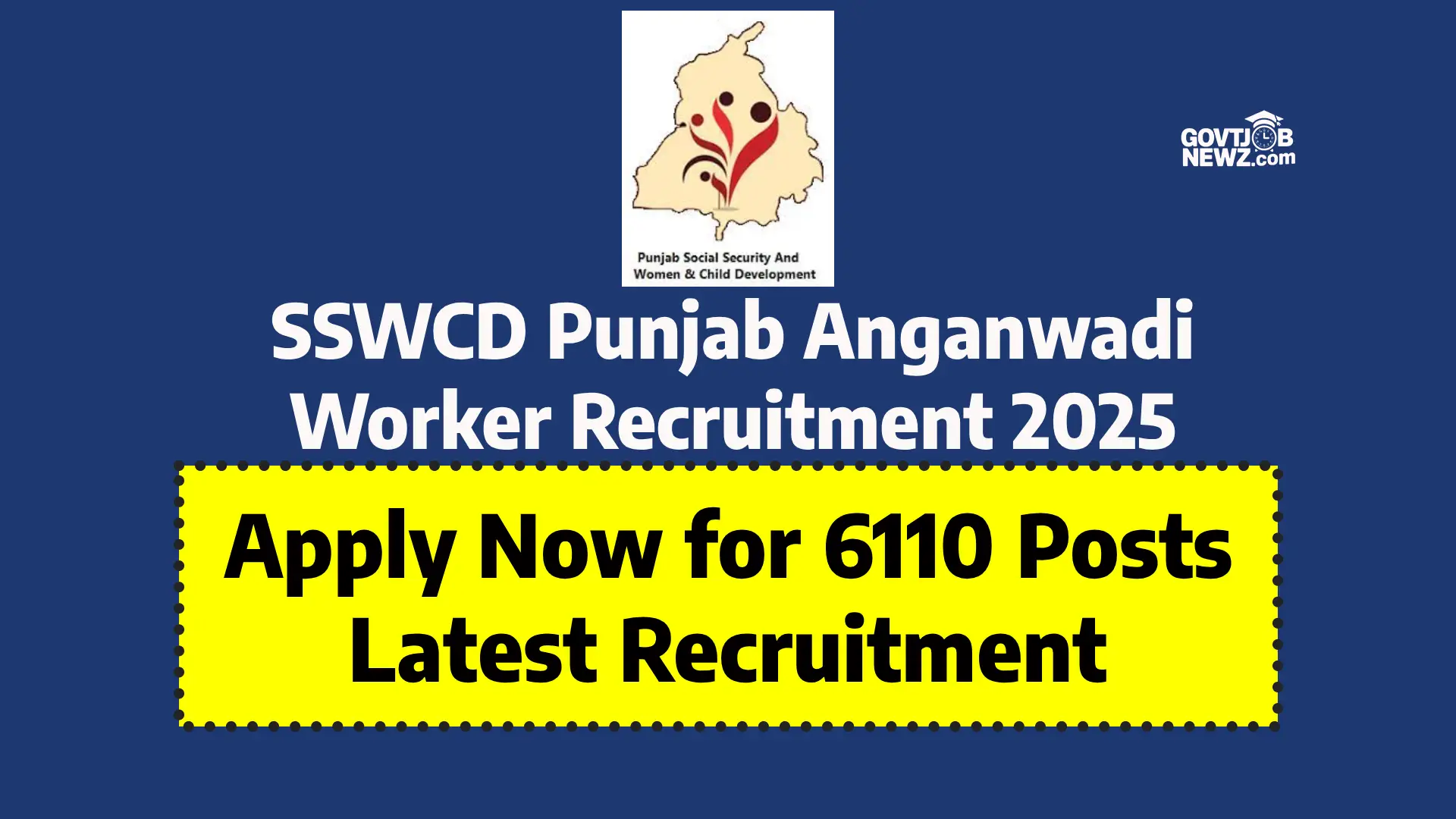 SSWCD Punjab Anganwadi Recruitment 2025