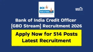 BOI Credit Officer Recruitment 2026
