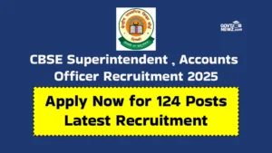 CBSE Superintendent Recruitment 2025