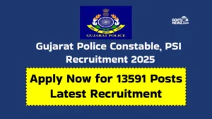 Gujarat Police Recruitment 2025 Apply Online 13591 Posts