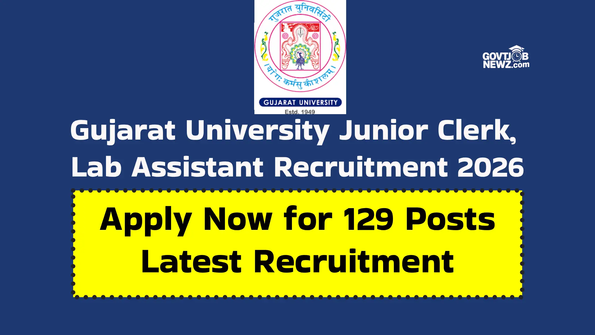 Gujarat University Recruitment 2026