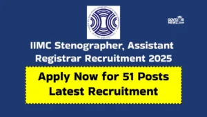 IIMC Stenographer Recruitment 2025