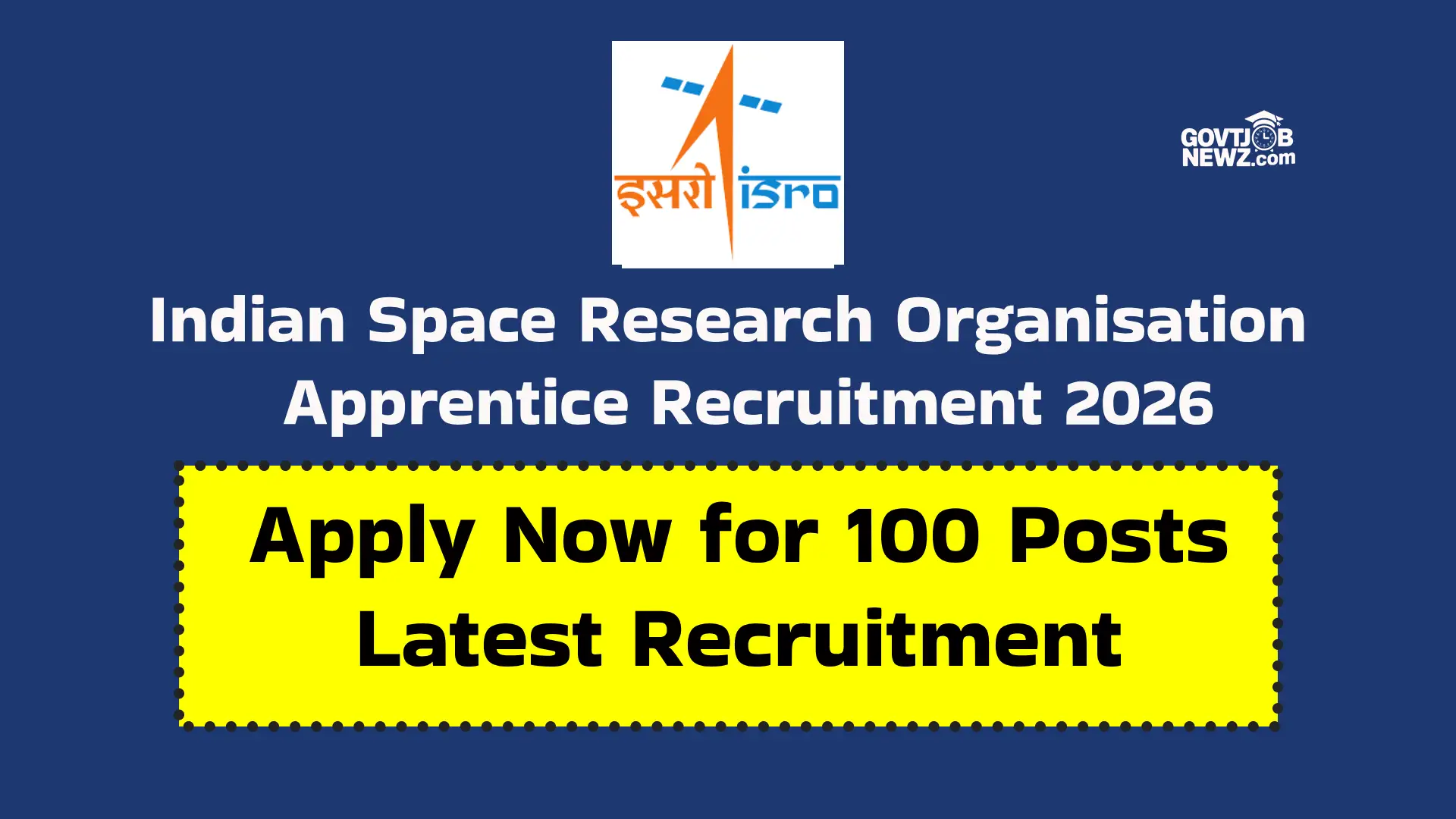 ISRO Apprentice Recruitment 2026